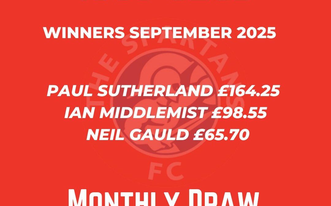 1000 Club – September Winners