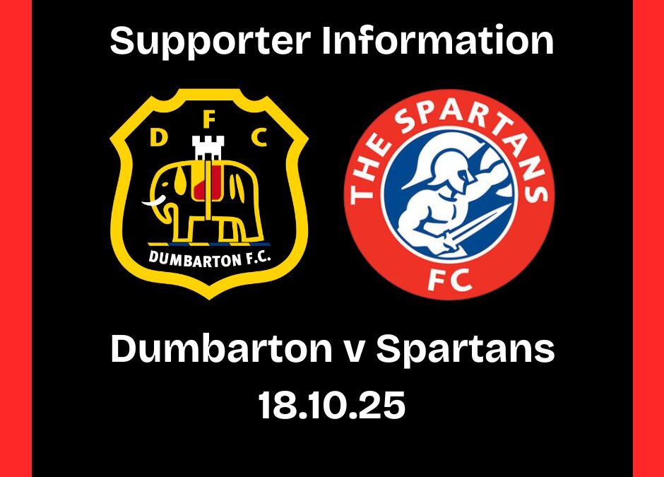 SPFL 2: Dumbarton Away – Supporter Information