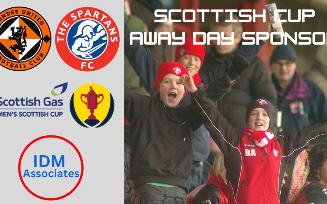 DUNDEE UTD SCOTTISH CUP AWAY DAY SPONSOR : IDM ASSOCIATES  