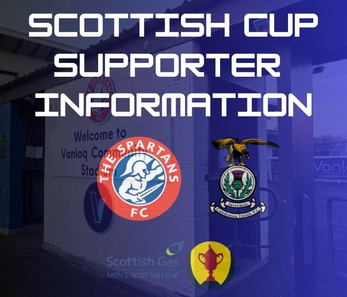 Scottish Gas Scottish Cup Supporter Information: Saturday 17th January, 3.00pm
