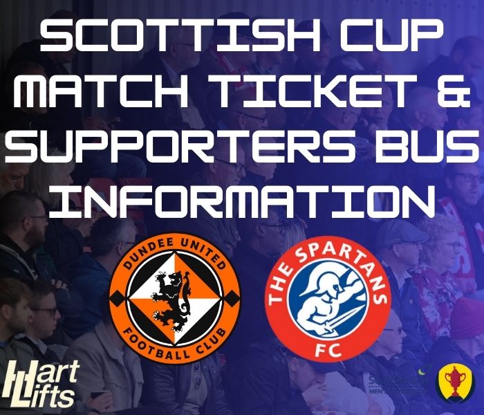 Scottish Gas Scottish Cup: Spartans Supporters Tickets Now On Sale