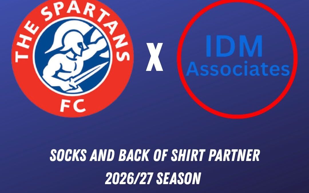 IDM Associates add back of shirt to existing socks partnership with The Spartans